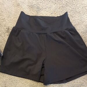 HALARA Women's High-Waisted Black Shorts